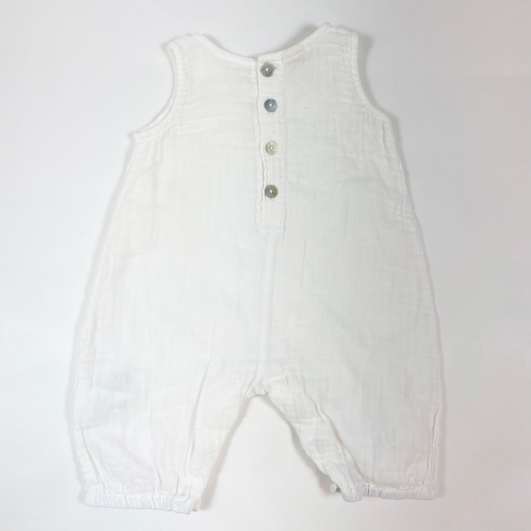 Numero 74 Stef white linen romper 3-6M 2