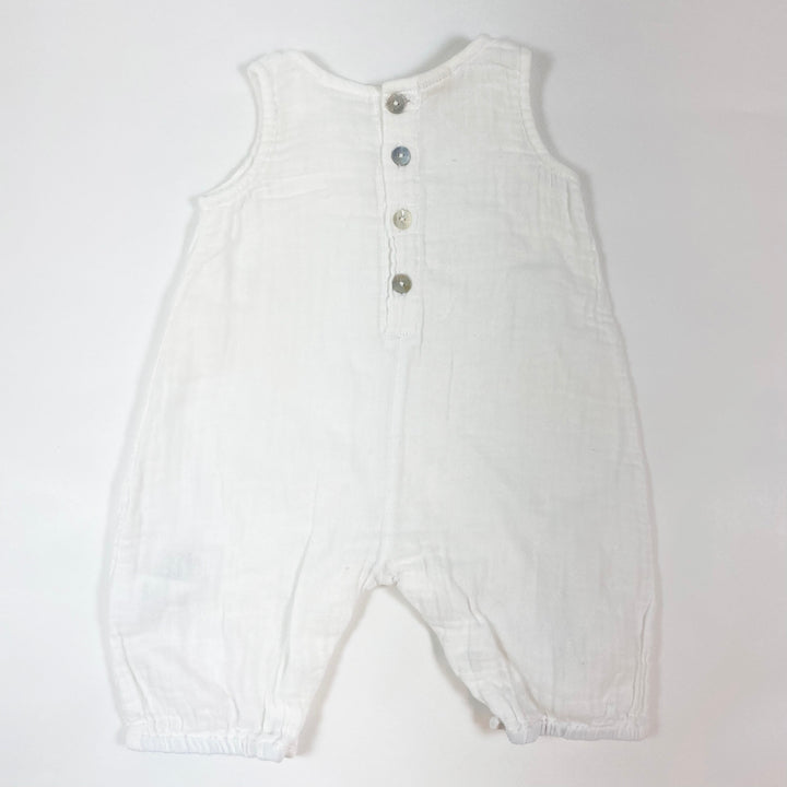 Numero 74 Stef white linen romper 3-6M 2