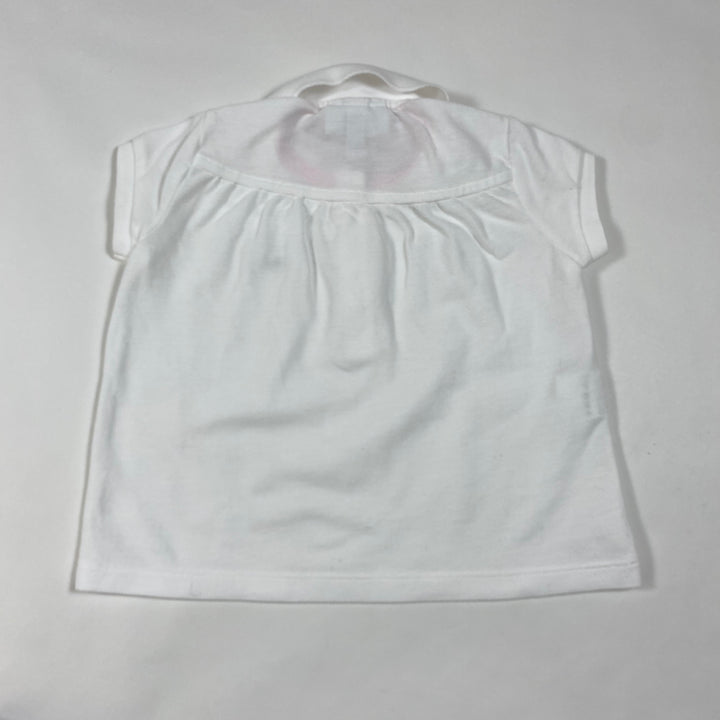 Lacoste white & pink polo shirt & bloomers set 1Y/74 3