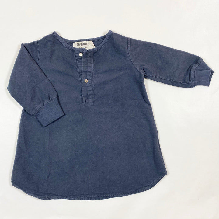 Go Gently Nation steel blue tunic dress 6/12M 1