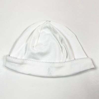 Ralph Lauren white classic logo baby hat 3M 1