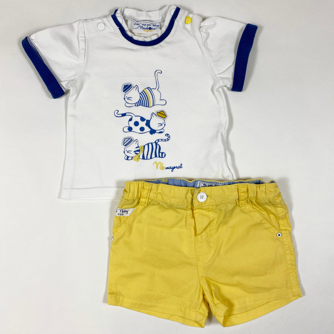 Mayoral gelbe Chino-Shorts 2-4M/65