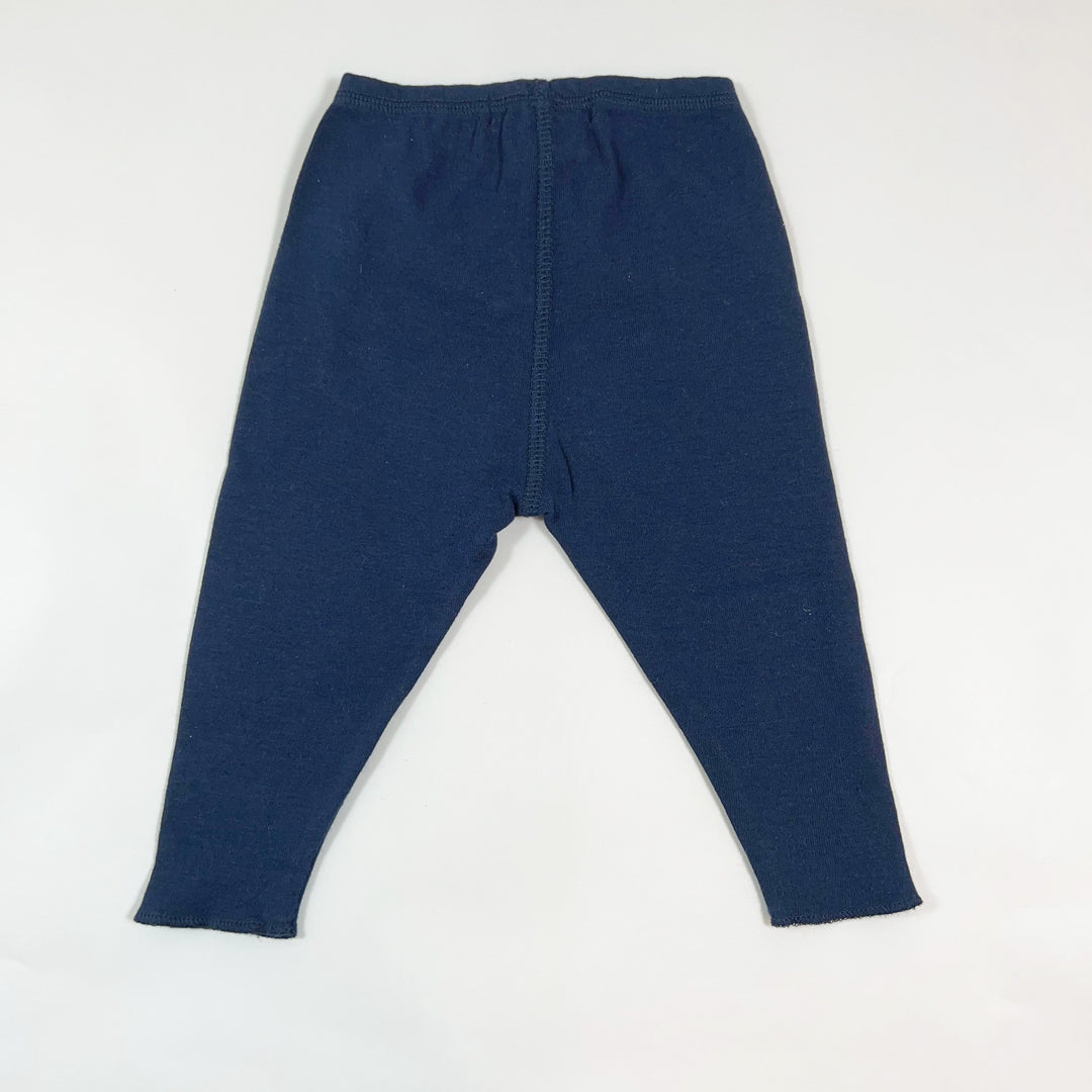 Bonpoint navy leggings 3M/60 1