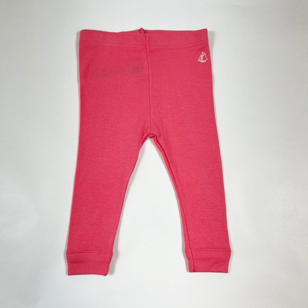 Petit Bateau pink leggings 6m/67 1