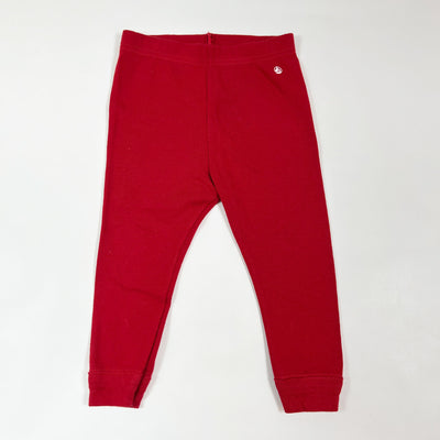 Petit Bateau red leggings 12m/74 1