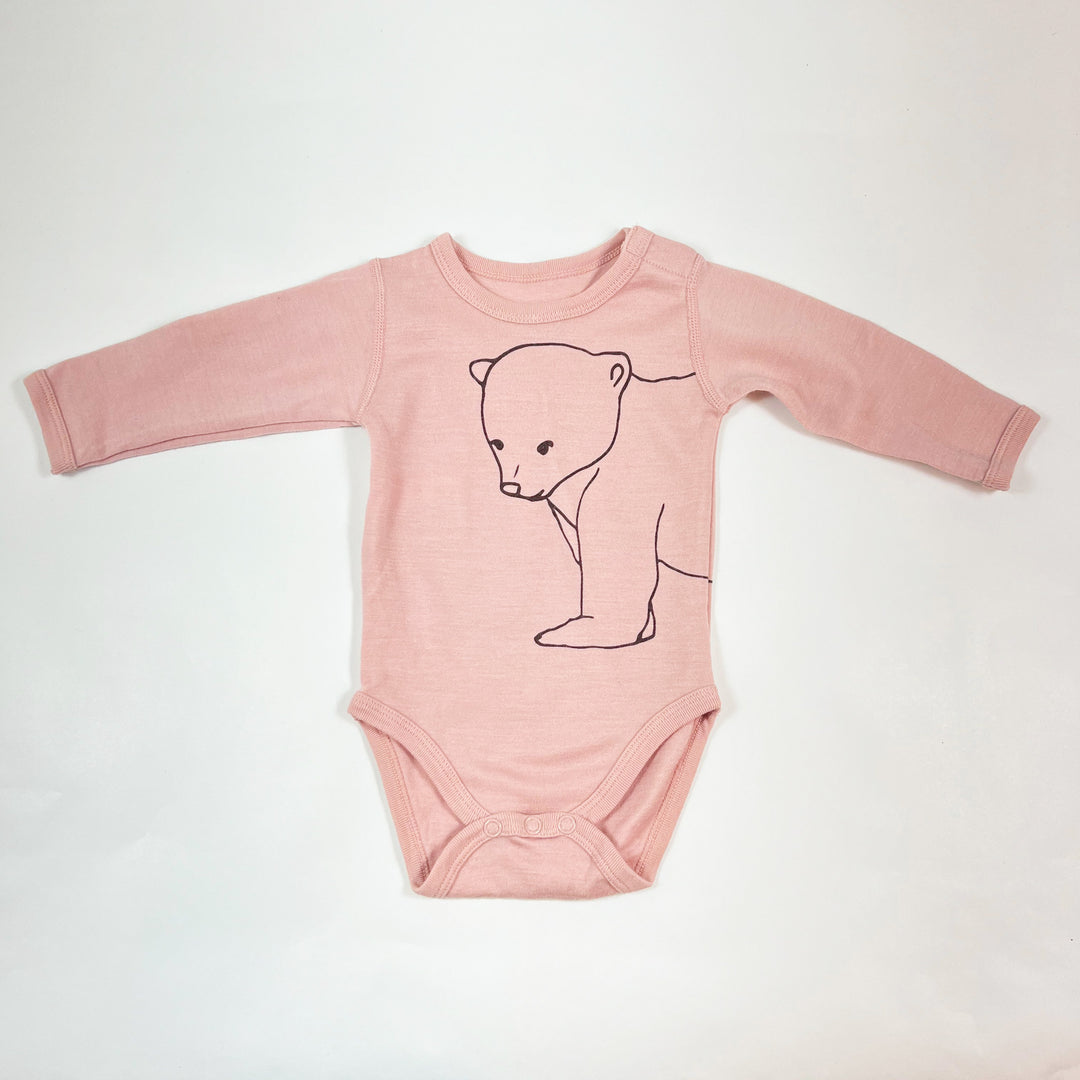Hust & Claire pink bear wool body 62/3M 1