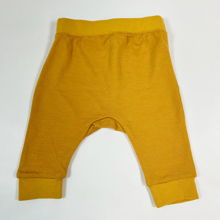 Hust & Claire yellow wool-mix pants 62/3M 3