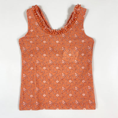 Petit Crabe orange floral UPF50+ swim top Second Season 2-3Y 1