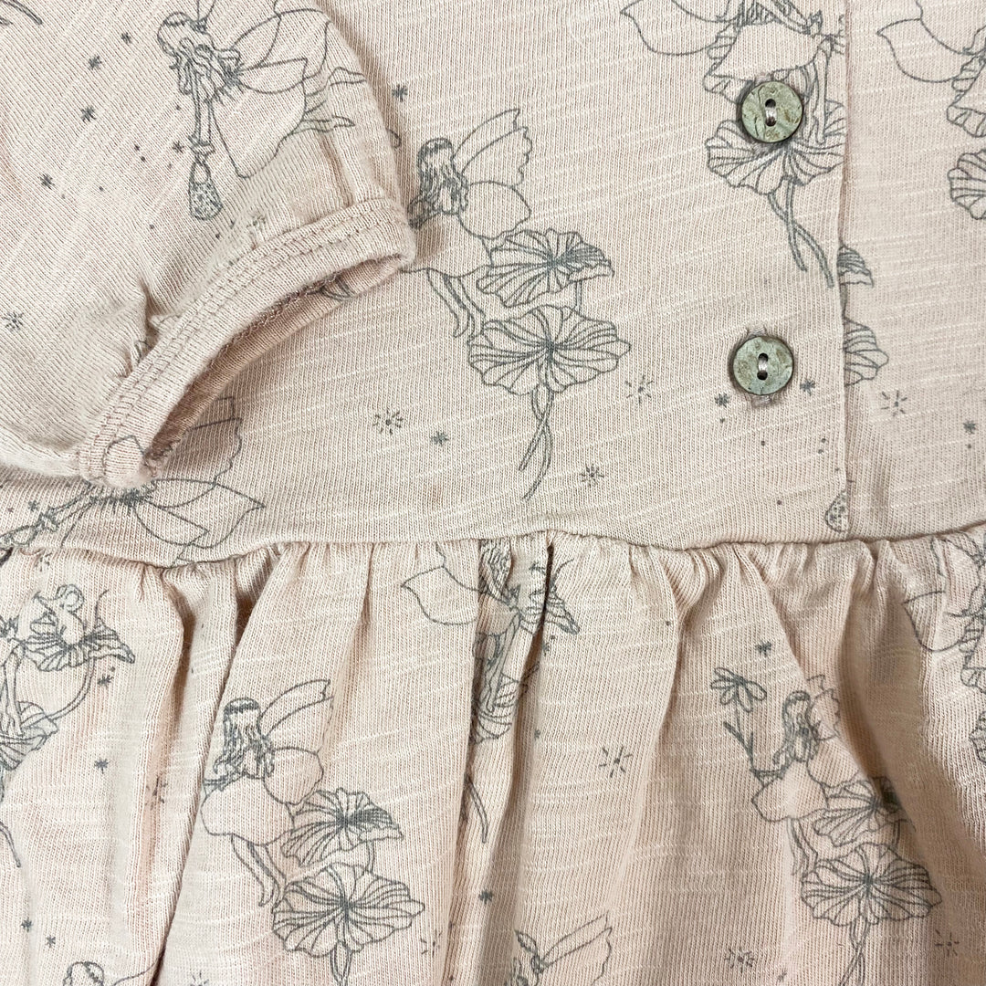 Rylee + Cru beige/pink fairy print dress 2-3Y 2