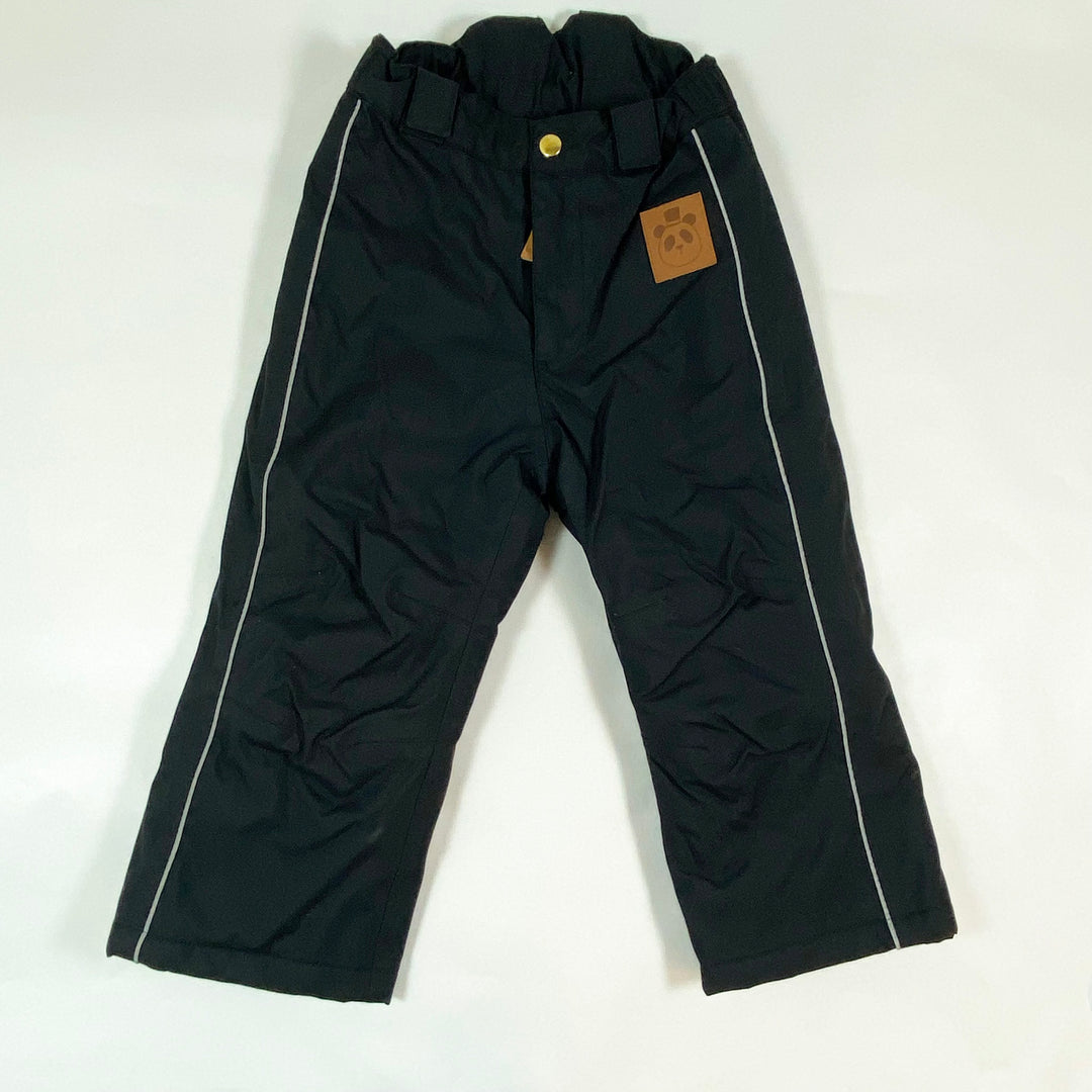 Mini Rodini black K2 ski pants 92/98 1