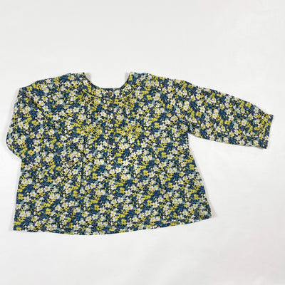 Bonpoint floral-print smocked blouse 18M 1