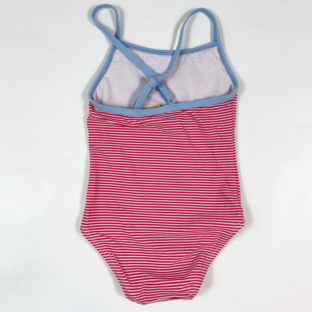 Steiff pink ruffle stripe swimsuit 2Y/92 2