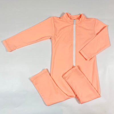 Petit Crabe neon peach star UPF50+ swimsuit 1-2Y 1
