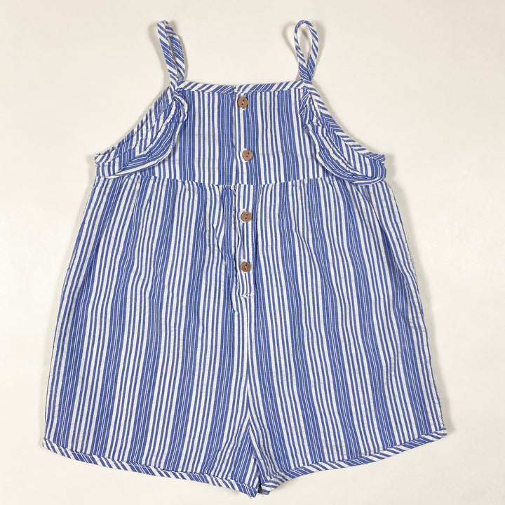 Zara blue striped seersucker romper 12-18M/86