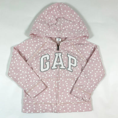 Gap pink star hoodie 2Y 1