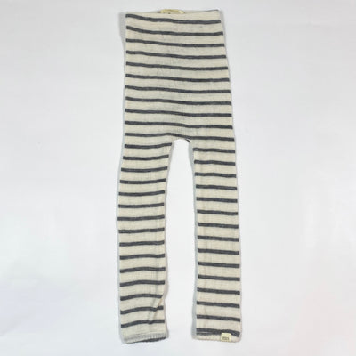 Minimalisma grey stripe ribbed wool leggings 18-24M 1
