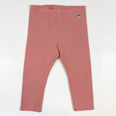 Polarn O. Pyret pink organic cotton leggings 80/9-12M 1