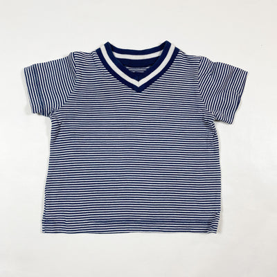 Petit Bateau blue v-neck T-shirt 6M 1