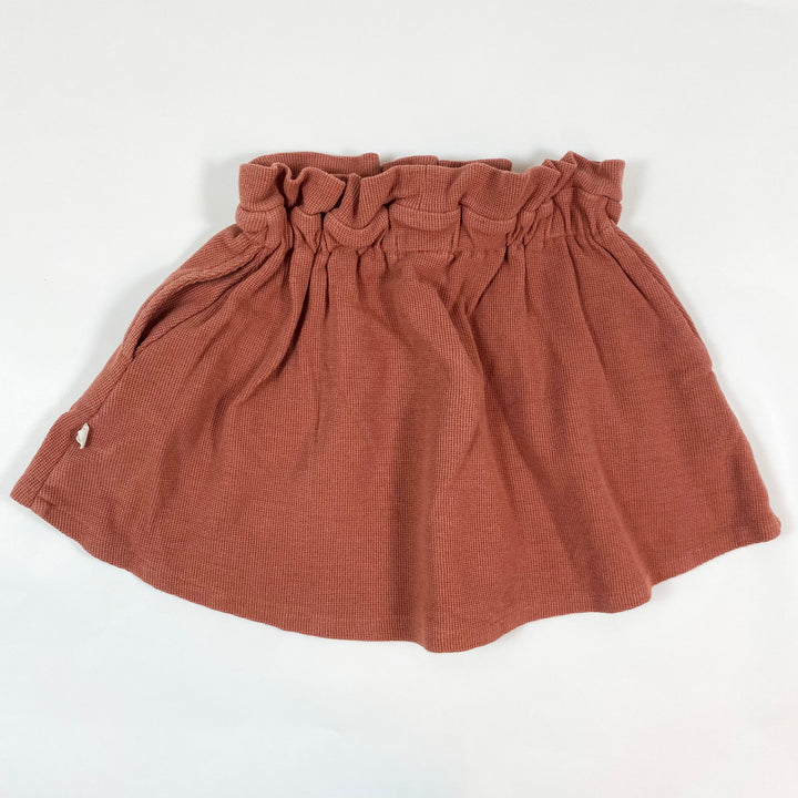 Minimalisma rust organic cotton skirt 2-3Y 2