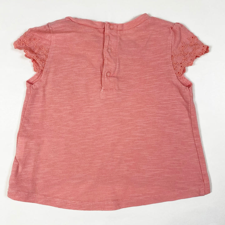 Mayoral pink T-shirt with embroidery 7/9M