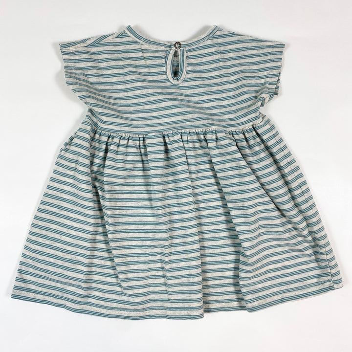 1+ In The Family Grasse turquoise striped dress 18M 2