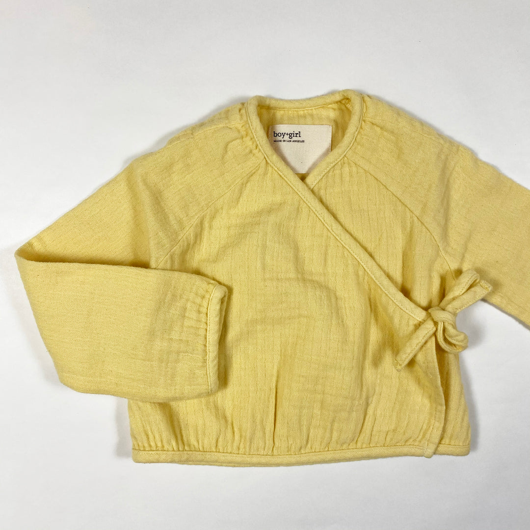 Boy + Girl yellow kimono top Second Season 18-24M