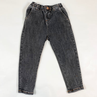 Zara faded black paper bag jeans 3-4Y/104 1