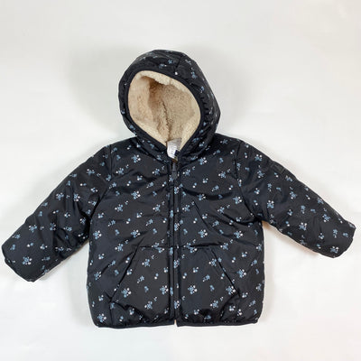 Gap sherpa lined floral cold control puffer jacket 18-24M 1