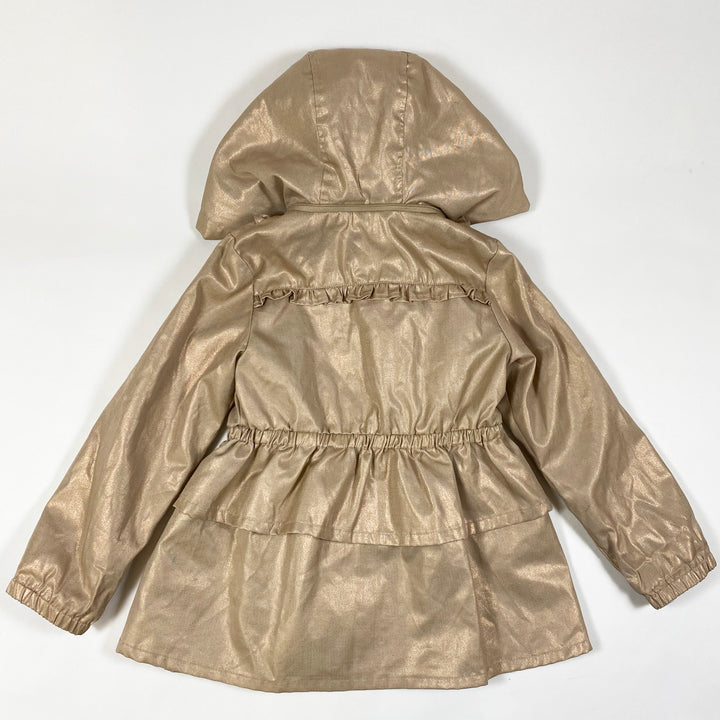 Charanga bronze frill spring jacket with hidable hood 104/3-4Y