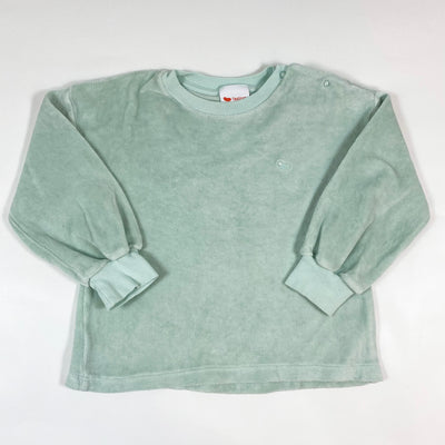l'Asticot pastel mint french terry sweatshirt 2Y 1