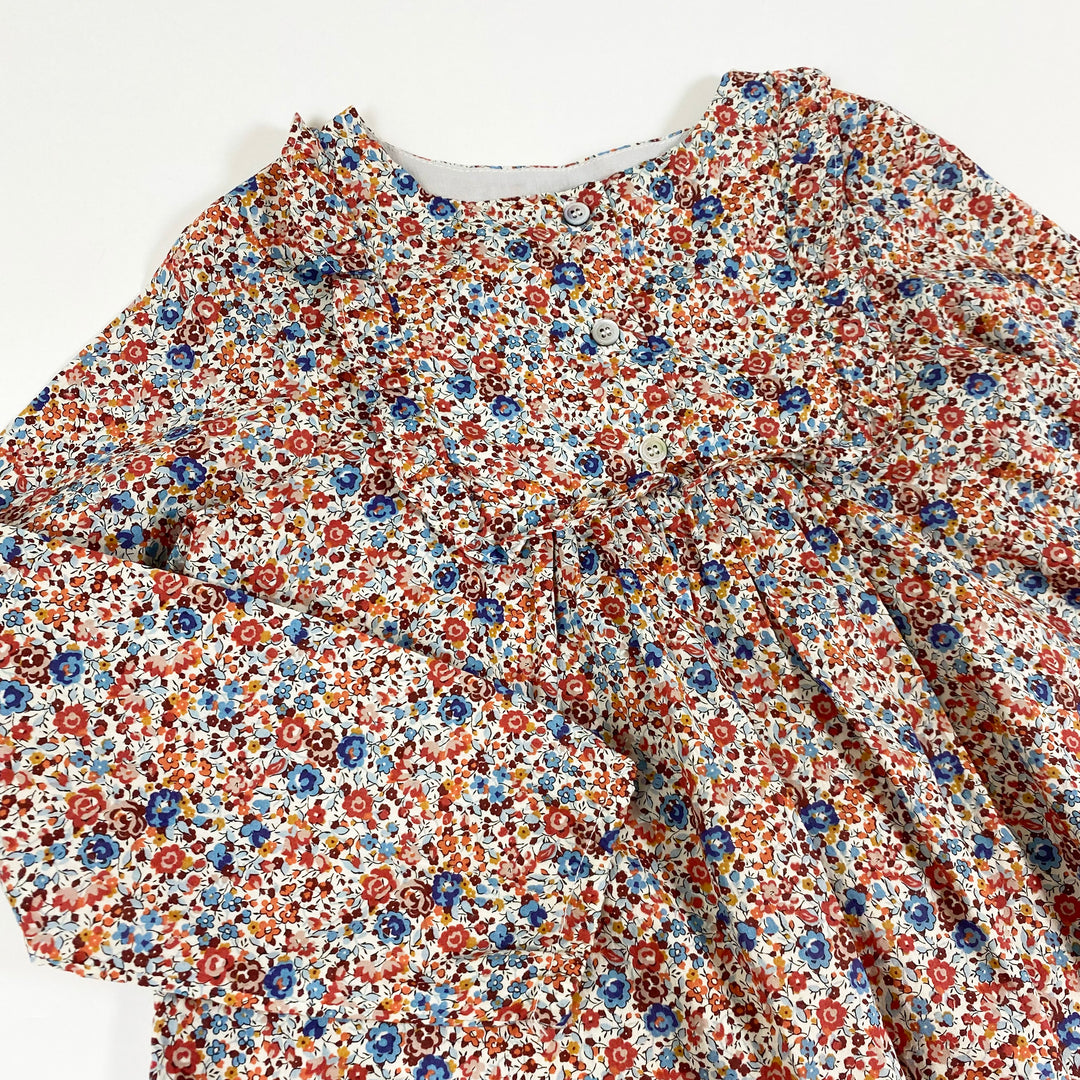 Bonton floral cotton dress 6Y 2