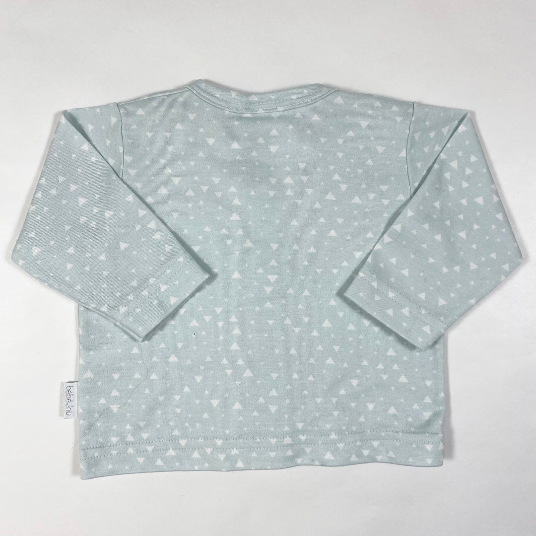 Zewi light teal terrazza baby cardigan 56 3