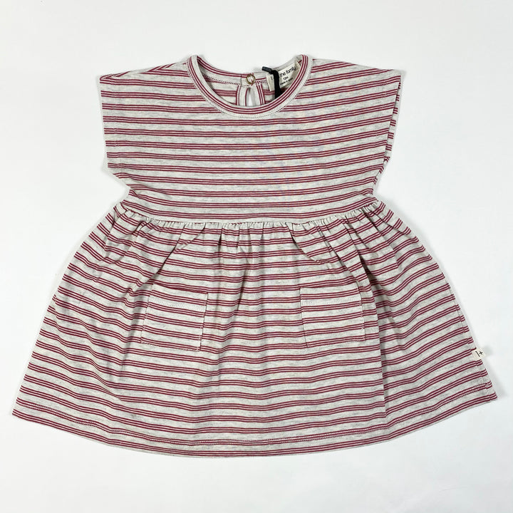 1+ in the Family grasse red striped dress Second Season 18M