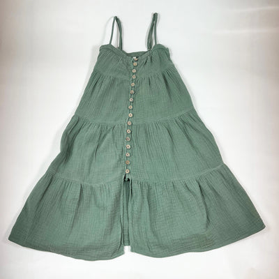 Rylee + Cru green wide muslin summer dress 4-5Y 1