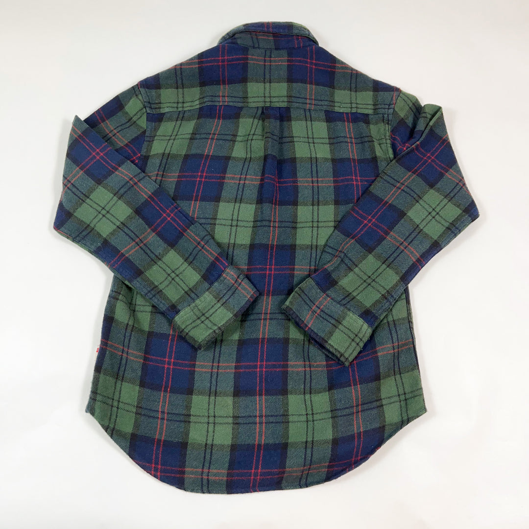 AO76 green checked flannell shirt 8Y 3