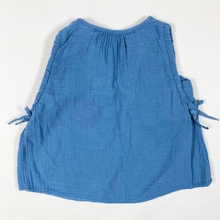 Zara blaue Musselinbluse & Rock im Set 12-18M/86