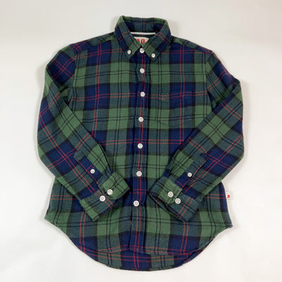 AO76 green checked flannell shirt 8Y 1