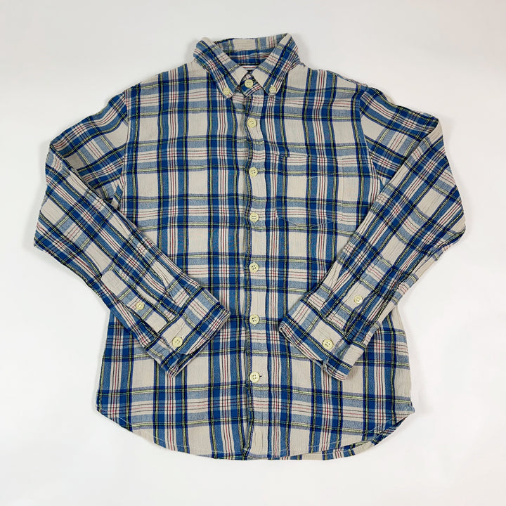 AO76 blue checked shirt 8Y 1