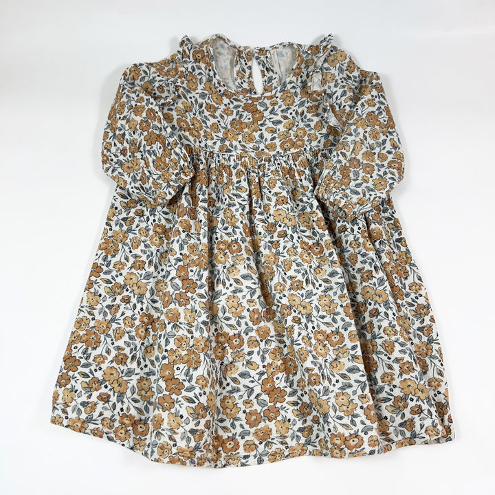 Rylee + Cru ecru floral longsleeved dress 6-7Y 1