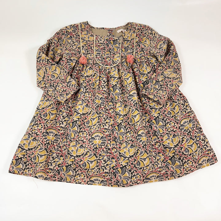 Louise Misha ecru Rouya Nordish Flowers dress 6Y 1