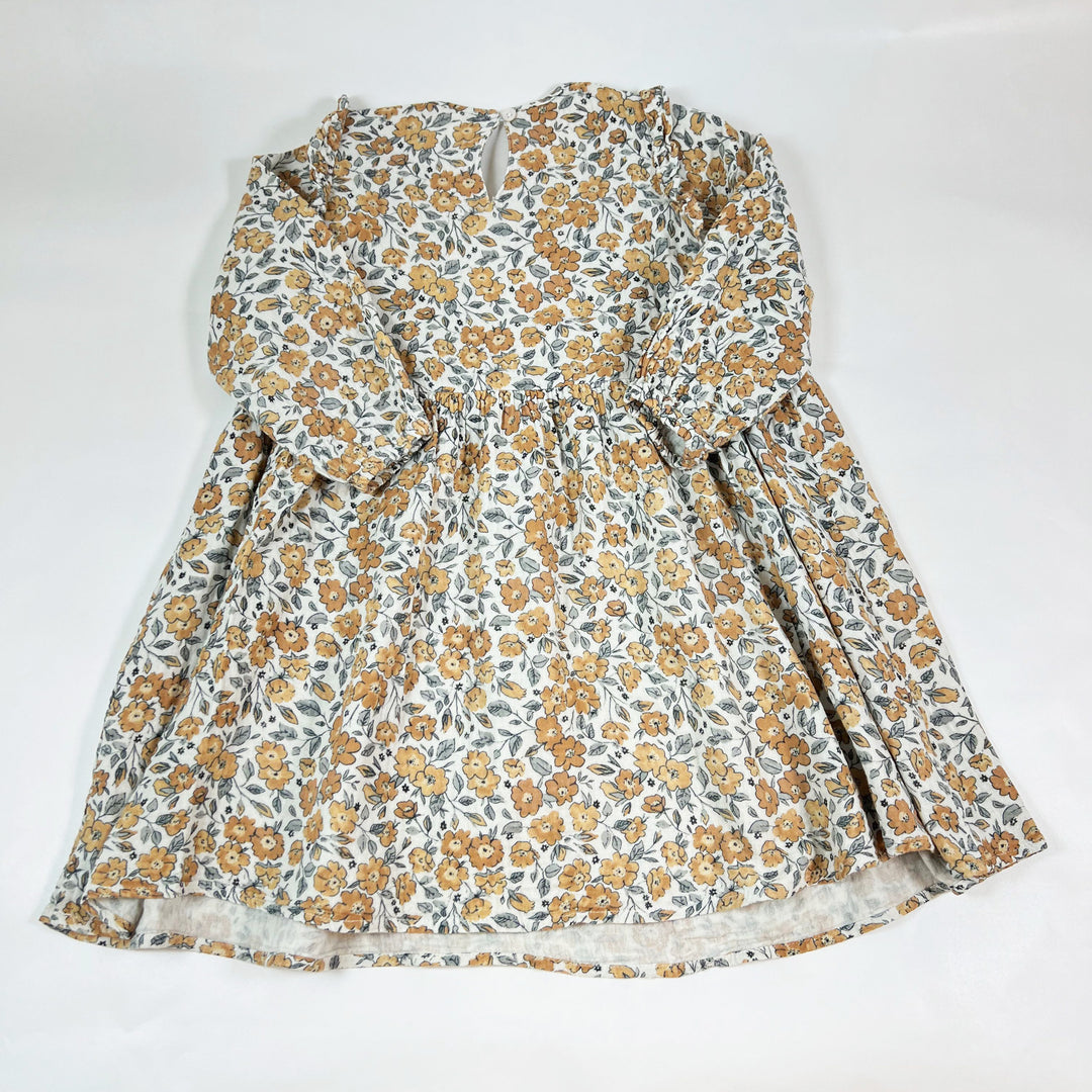 Rylee + Cru ecru floral longsleeved dress 6-7Y 3