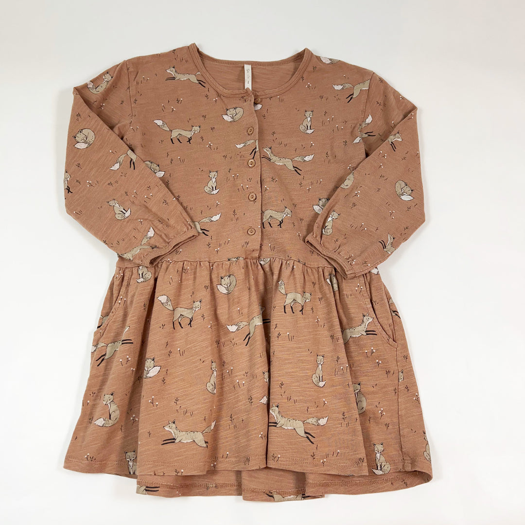 Rylee + Cru clay fox dress 6-7Y 2