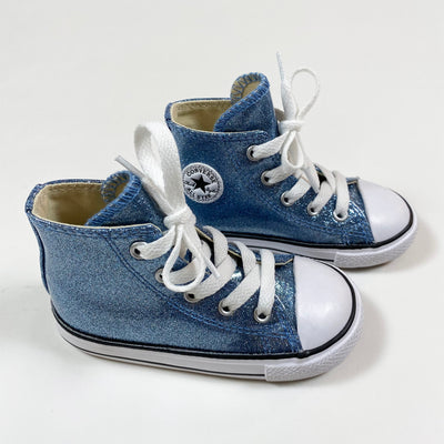 Converse sparkle blue high-tops 23 1