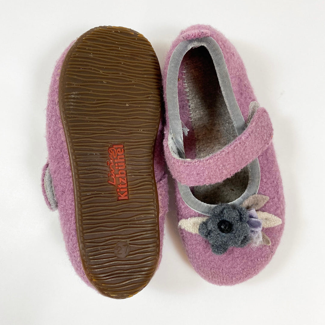 Living Kitzbühel purple flower house shoes 27 2