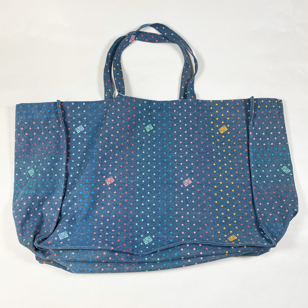 Bonton denim star shopper Second Season 38x50 cm 2