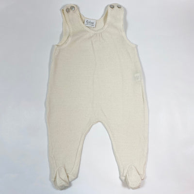 Selana off-white wool/silk jumpsuit 68cm 1