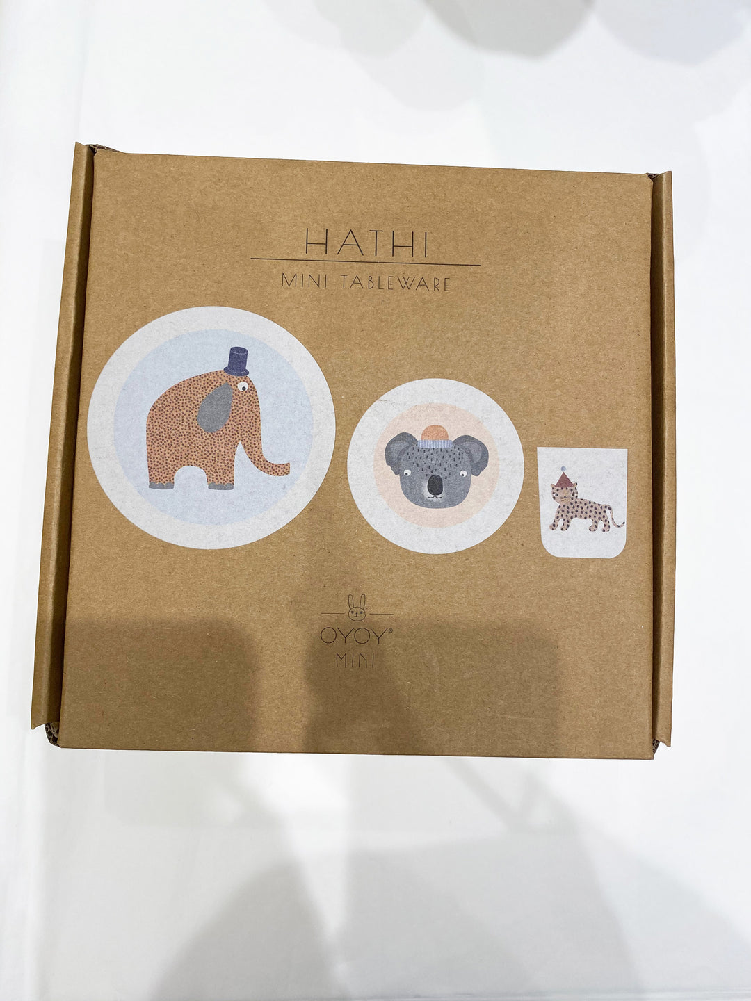 Oyoy Hathi mini tableware set (plate, bowl, cup) One size 1