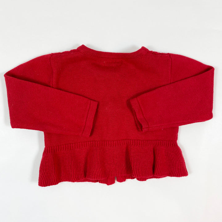 Mayoral red cardigan with bow 18M/86 3