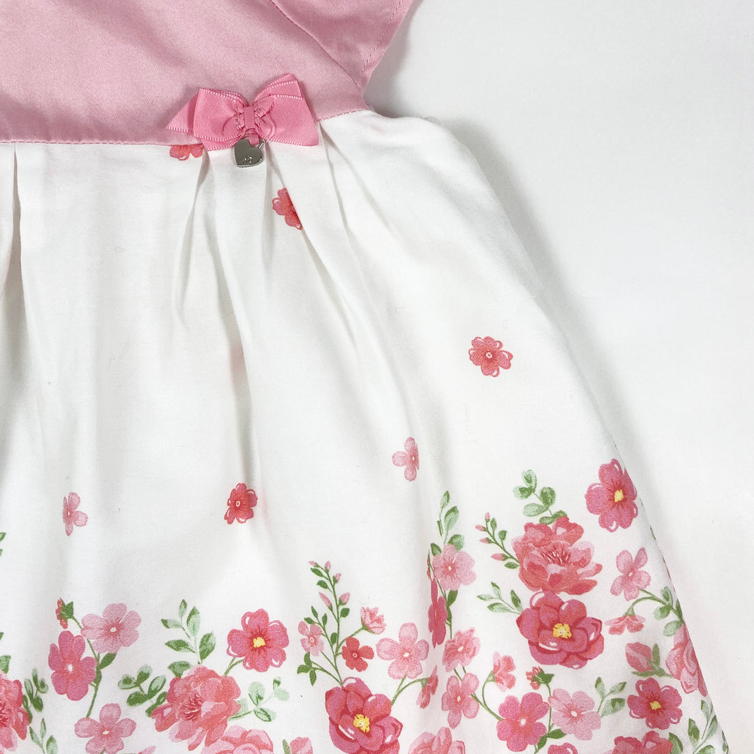 Mayoral pink floral dress 6-9M/75 2