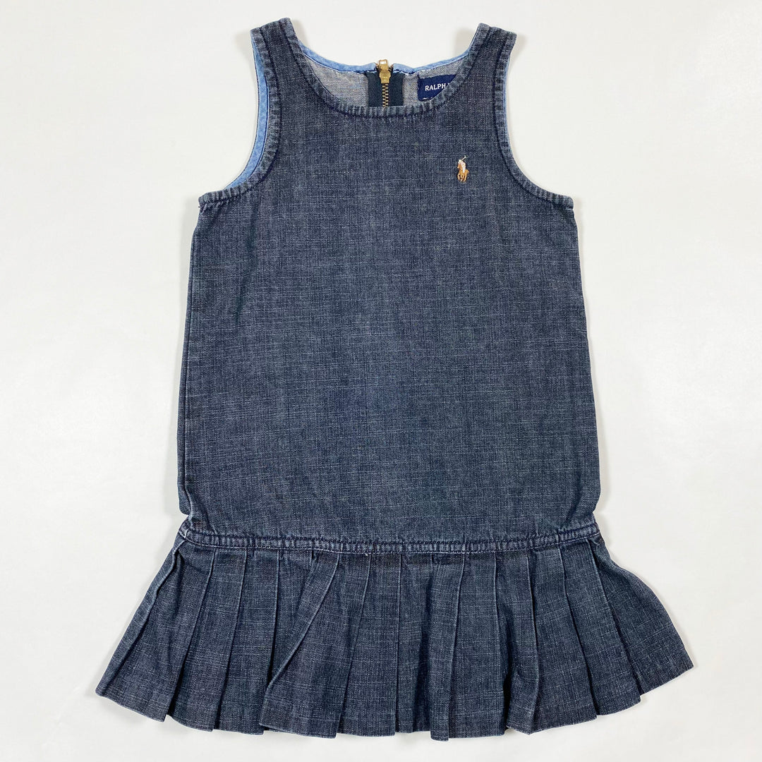 Ralph Lauren denim sleeveless dress 3Y 1